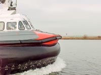 SRN craft operating with the Canadian Coastguard - Canadian Coastguard Hovercraft - Clips from a movie capture (Paul Brett).